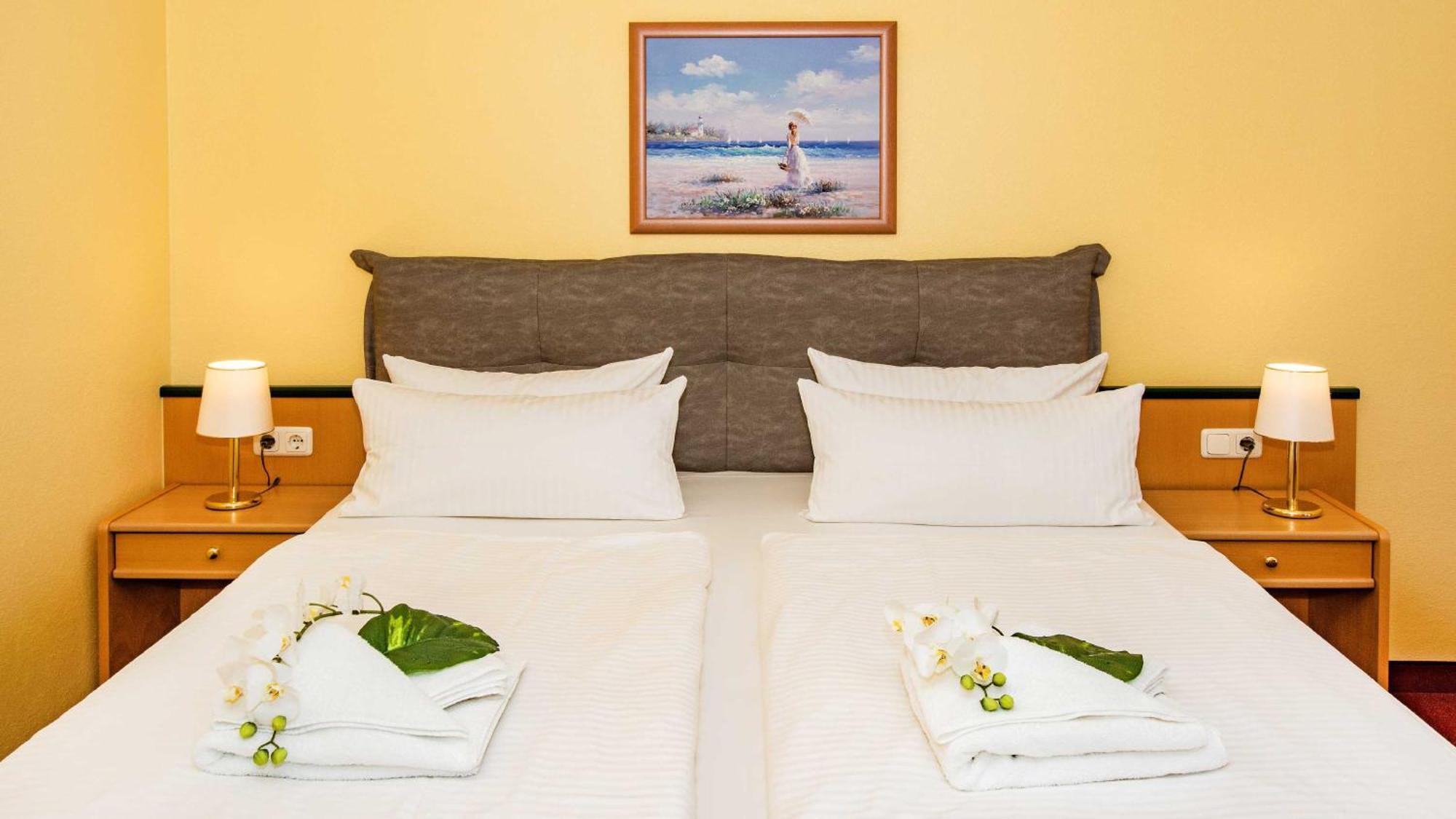 Hotel Garni Nussbaumhof Uckeritz Room photo